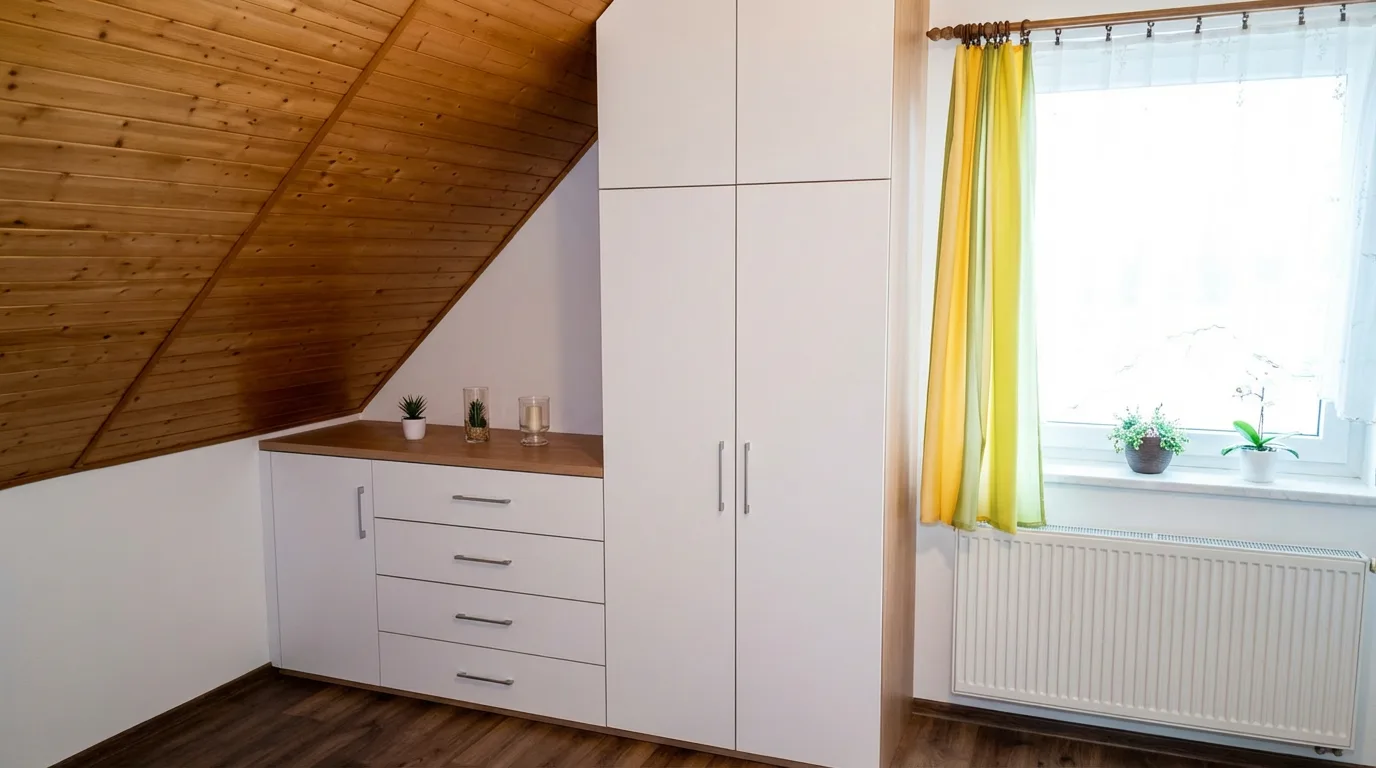 Vestavná skříň na míru – realizace 51 – Martin Kučera truhlář